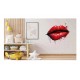 Sticker decorativ, Buze, Rosu, 60 cm, 1302STK-5 Sticker decorativ, Buze, Rosu, 60 cm, 1302STK-5
