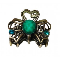 Clama de par in forma de Funda, Vintage, 2.5 cm, Verde, 92BJ