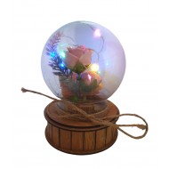 Aranjament floral cu Luminite si Muzicuta, Multicolor, 15 cm, MM9870C Aranjament floral cu Luminite si Muzicuta, Multicolor, 15 cm, MM9870C