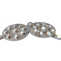 Forma prajituri nuci cu 9 orificii, Argintiu, 40 cm, HML37 Forma prajituri nuci cu 9 orificii, Argintiu, 40 cm, HML37