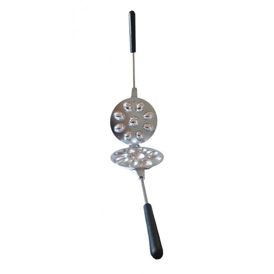 Forma prajituri nuci cu 9 orificii, Argintiu, 40 cm, HML37 Forma prajituri nuci cu 9 orificii, Argintiu, 40 cm, HML37