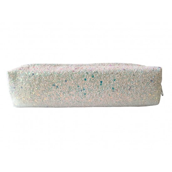 Penar pentru copii cu Sclipici, Alb, 21 cm, LTOY39 Penar pentru copii cu Sclipici, Alb, 21 cm, LTOY39