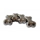 Set 4 Cuburi Oase pentru racirea bauturilor, Argintiu, 5 cm, HML59 Set 4 Cuburi Oase pentru racirea bauturilor, Argintiu, 5 cm, HML59