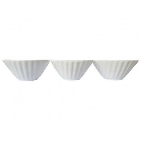 Set 3 Boluri de servire, Alb, 12 cm, 216G-2 Set 3 Boluri de servire, Alb, 12 cm, 216G-2