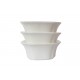 Set 3 Boluri de servire, Alb, 10 cm, 216G Set 3 Boluri de servire, Alb, 10 cm, 216G