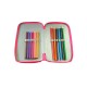 Penar pentru copii cu Inimi, Roz, 20 cm, LTOY46 Penar pentru copii cu Inimi, Roz, 20 cm, LTOY46