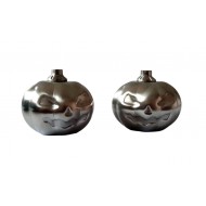 Set 2 Cuburi Dovleac pentru racirea bauturilor, Argintiu, 4 cm, HML58 Set 2 Cuburi Dovleac pentru racirea bauturilor, Argintiu, 4 cm, HML58