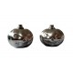 Set 2 Cuburi Dovleac pentru racirea bauturilor, Argintiu, 4 cm, HML58 Set 2 Cuburi Dovleac pentru racirea bauturilor, Argintiu, 4 cm, HML58