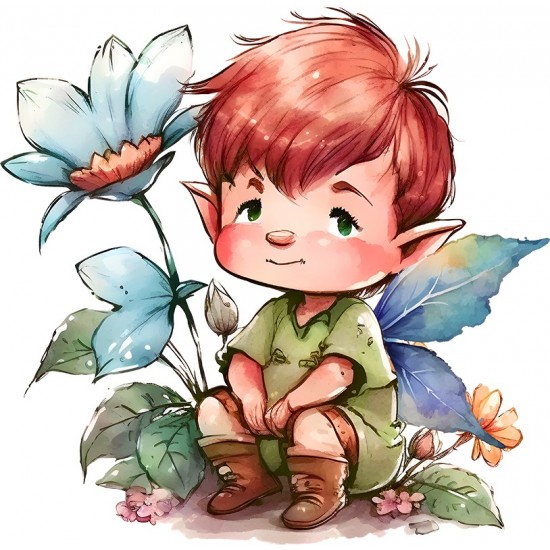 Sticker decorativ, Baiat, Multicolor, 61 cm, 1297STK-1 Sticker decorativ, Baiat, Multicolor, 61 cm, 1297STK-1