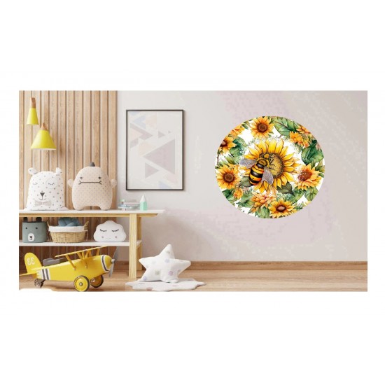 Sticker decorativ, Albina, Galben, 60 cm, 1275STK-2 Sticker decorativ, Albina, Galben, 60 cm, 1275STK-2