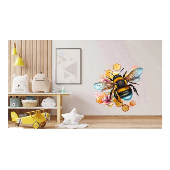 Sticker decorativ, Albina, Galben, 65 cm, 1257STK-1 Sticker decorativ, Albina, Galben, 65 cm, 1257STK-1