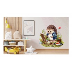 Sticker decorativ, Arici, Multicolor, 67 cm, 1276STK-1 Sticker decorativ, Arici, Multicolor, 67 cm, 1276STK-1