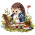 Sticker decorativ, Arici, Multicolor, 67 cm, 1276STK-1