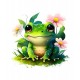 Sticker decorativ, Broasca, Verde, 60 cm, 1204STK-1 Sticker decorativ, Broasca, Verde, 60 cm, 1204STK-1