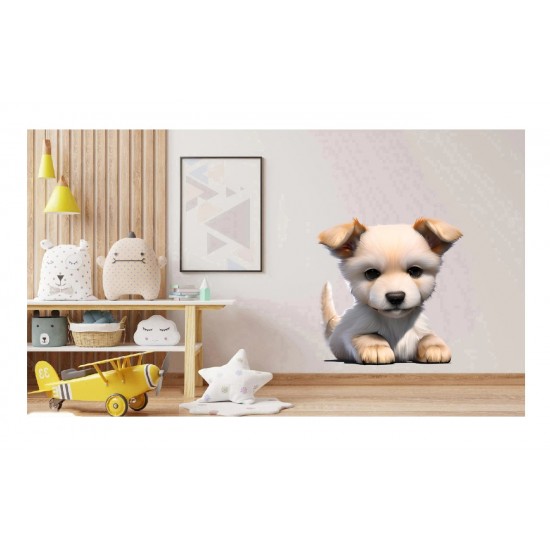 Sticker decorativ, Catel, Alb, 63 cm, 1250STK Sticker decorativ, Catel, Alb, 63 cm, 1250STK