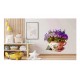 Sticker decorativ, Ceasca cu Flori, Mov, 61 cm, 1261STK-1 Sticker decorativ, Ceasca cu Flori, Mov, 61 cm, 1261STK-1