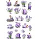 Sticker decorativ, Colaj cu Lavanda, 20 stickere, Mov, 90 cm, 1339STK-15 Sticker decorativ, Colaj cu Lavanda, 20 stickere, Mov, 90 cm, 1339STK-15