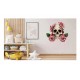 Sticker decorativ, Craniu, Roz, 62 cm, 1240STK