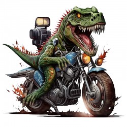 Sticker decorativ,  Dinozaur, Verde, 61 cm, 1205STK-1