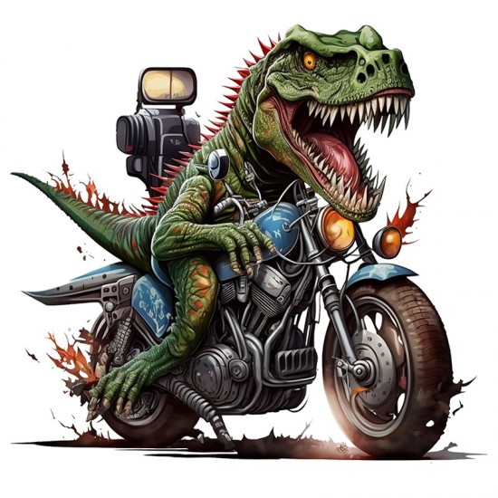Sticker decorativ, Dinozaur, Verde, 61 cm, 1205STK-1 Sticker decorativ, Dinozaur, Verde, 61 cm, 1205STK-1