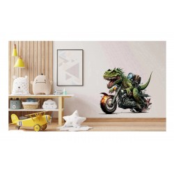Sticker decorativ, Dinozaur, Verde, 62 cm, 1205STK-2 Sticker decorativ, Dinozaur, Verde, 62 cm, 1205STK-2
