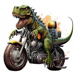 Sticker decorativ,  Dinozaur, Verde, 59 cm, 1205STK-3
