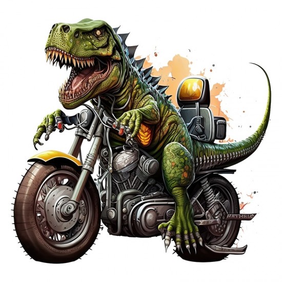 Sticker decorativ, Dinozaur, Verde, 59 cm, 1205STK-3 Sticker decorativ, Dinozaur, Verde, 59 cm, 1205STK-3