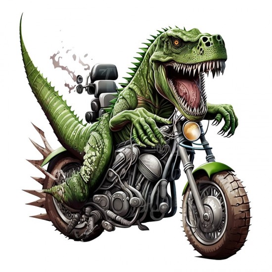 Sticker decorativ, Dinozaur, Verde, 63 cm, 1205STK-4 Sticker decorativ, Dinozaur, Verde, 63 cm, 1205STK-4