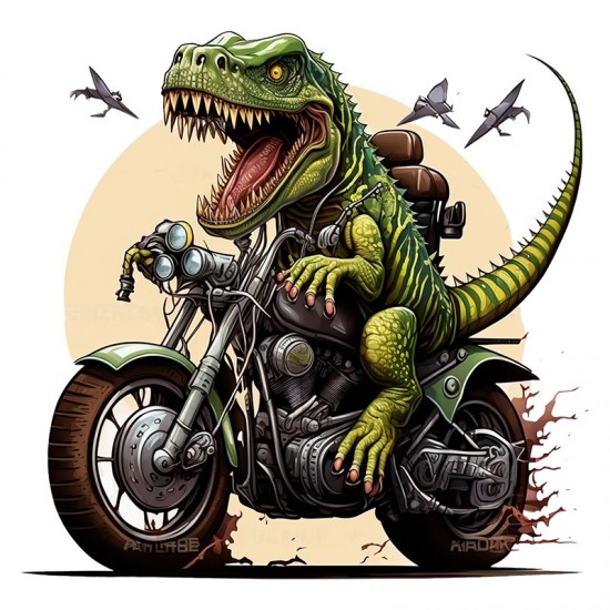 Sticker decorativ, Dinozaur, Verde, 60 cm, 1205STK Sticker decorativ, Dinozaur, Verde, 60 cm, 1205STK