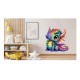 Sticker decorativ, Dragon, Multicolor, 67 cm, 1262STK-6 Sticker decorativ, Dragon, Multicolor, 67 cm, 1262STK-6