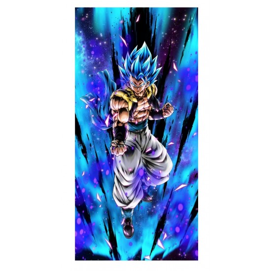 Sticker decorativ, Dragon ball Goku, Albastru, 90 cm, 1360STK Sticker decorativ, Dragon ball Goku, Albastru, 90 cm, 1360STK