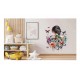 Sticker decorativ, Fata, Fluturi si Flori, Multicolor, 70 cm, 1208STK-3 Sticker decorativ, Fata, Fluturi si Flori, Multicolor, 70 cm, 1208STK-3
