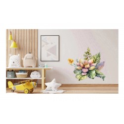 Sticker decorativ, Floare, Dragon, Verde, 60 cm, 1207STK-2 Sticker decorativ, Floare, Dragon, Verde, 60 cm, 1207STK-2