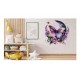 Sticker decorativ, Fluture, Mov, 62 cm, 1272STK-3 Sticker decorativ, Fluture, Mov, 62 cm, 1272STK-3