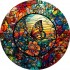 Sticker decorativ, Fluture, Multicolor, 60 cm, 1278STK-2