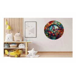 Sticker decorativ, Fluture, Multicolor, 60 cm, 1278STK Sticker decorativ, Fluture, Multicolor, 60 cm, 1278STK