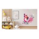 Sticker decorativ, Fluture, Roz, 69 cm, 1209STK-2 Sticker decorativ, Fluture, Roz, 69 cm, 1209STK-2