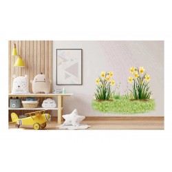 Sticker decorativ, Ghiocei, Galben, 88 cm, 1290STK-2 Sticker decorativ, Ghiocei, Galben, 88 cm, 1290STK-2