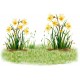 Sticker decorativ, Ghiocei, Galben, 88 cm, 1290STK-2 Sticker decorativ, Ghiocei, Galben, 88 cm, 1290STK-2