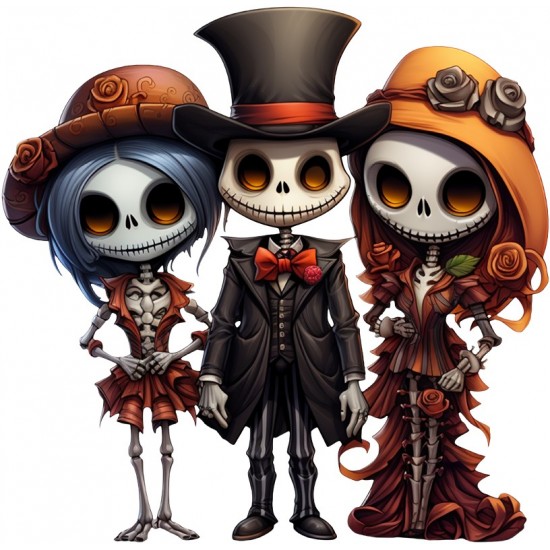 Sticker decorativ, Halloween, Multicolor, 61 cm, 1337STK-7 Sticker decorativ, Halloween, Multicolor, 61 cm, 1337STK-7