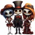 Sticker decorativ, Halloween, Multicolor, 61 cm, 1337STK-7