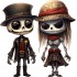 Sticker decorativ, Halloween, Negru, 66 cm, 1337STK-5