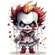 Sticker decorativ, Horror, Waterproof, Alb, 80 cm, 1306STK-10 Sticker decorativ, Horror, Waterproof, Alb, 80 cm, 1306STK-10