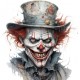 Sticker decorativ, Horror, Waterproof, Gri, 60 cm, 1306STK-3 Sticker decorativ, Horror, Waterproof, Gri, 60 cm, 1306STK-3