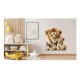 Sticker decorativ, Leu, Portocaliu, 77 cm, 1213STK Sticker decorativ, Leu, Portocaliu, 77 cm, 1213STK
