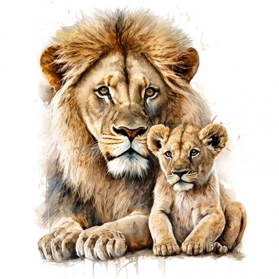 Sticker decorativ, Leu, Portocaliu, 77 cm, 1213STK Sticker decorativ, Leu, Portocaliu, 77 cm, 1213STK