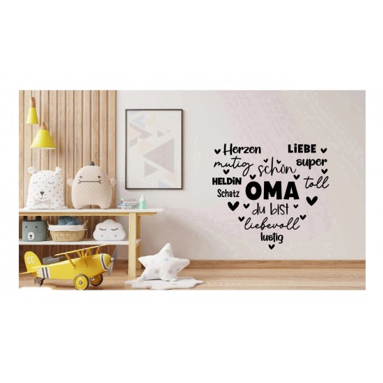 Sticker decorativ, Mama, Negru, 68 cm, 1238STK-3 Sticker decorativ, Mama, Negru, 68 cm, 1238STK-3