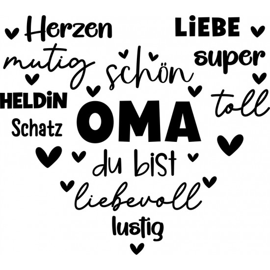 Sticker decorativ, Mama, Negru, 68 cm, 1238STK-3 Sticker decorativ, Mama, Negru, 68 cm, 1238STK-3