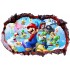 Sticker decorativ, Mario, Albastru,1365STK-1
