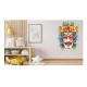 Sticker decorativ, Masca, Multicolor, 75 cm, 1288STK-4 Sticker decorativ, Masca, Multicolor, 75 cm, 1288STK-4